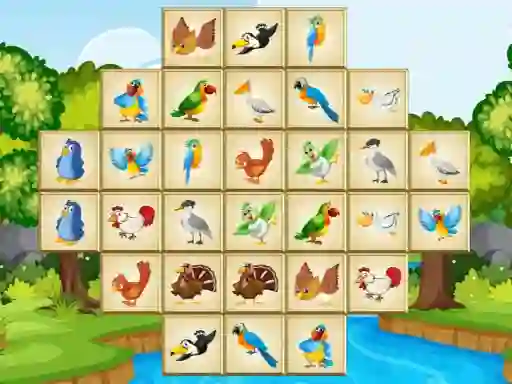 Birds Mahjong Deluxe — δωρεάν online παιχνίδι