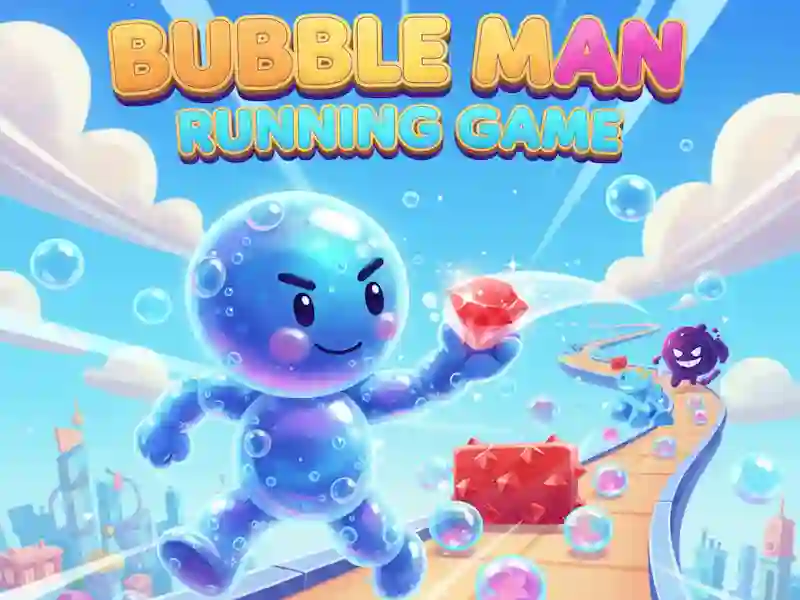 Bubble Man Running Game — δωρεάν online παιχνίδι