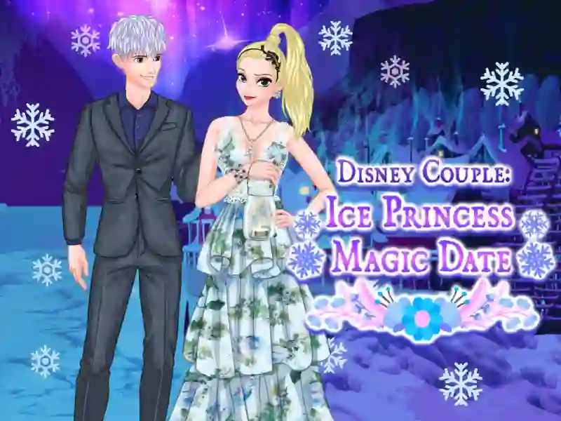 Ice Couple Princess Magic Date — δωρεάν online παιχνίδι