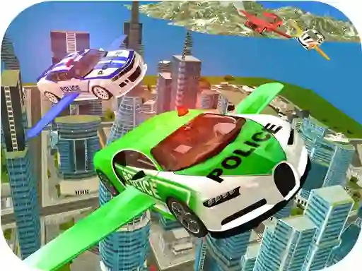 Flying Police Car Simulator — δωρεάν online παιχνίδι