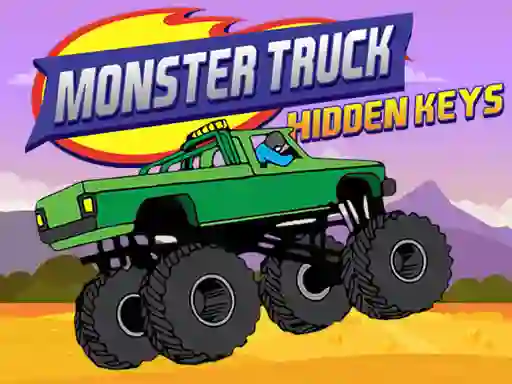 Monster Truck Hidden Keys — δωρεάν online παιχνίδι
