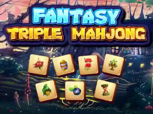 Fantasy Triple Mahjong — δωρεάν online παιχνίδι