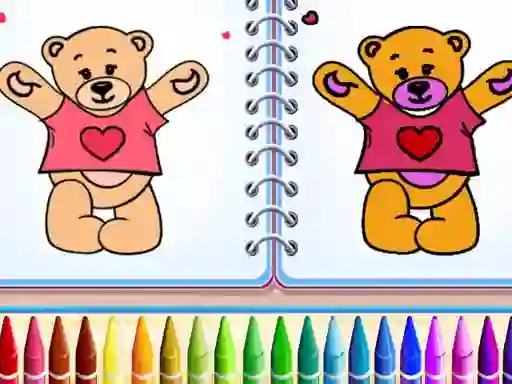 Cute Teddy Bear Colors — δωρεάν online παιχνίδι