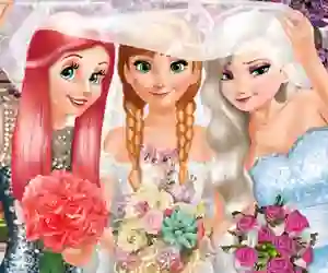 Bride and Bridesmaides Dress up — δωρεάν online παιχνίδι
