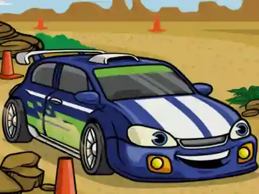 Racing Cartoons Jigsaw — δωρεάν online παιχνίδι