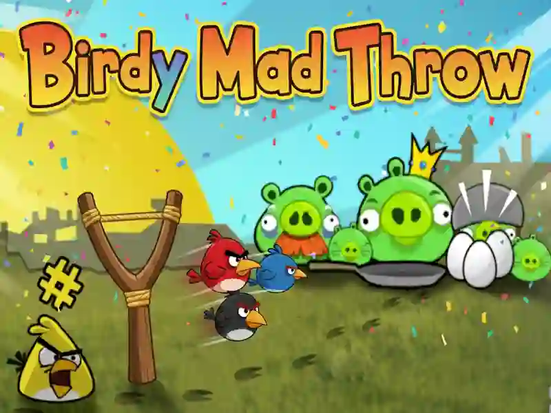 Birdy Mad Throw — δωρεάν online παιχνίδι