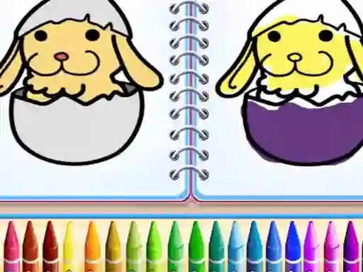 Coloring Bunny Book — δωρεάν online παιχνίδι