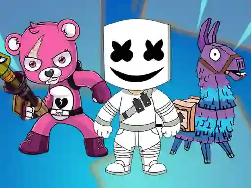 Fortnite Coloring Book — δωρεάν online παιχνίδι