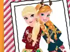 Sisters Ugly Xmas Sweater — δωρεάν online παιχνίδι