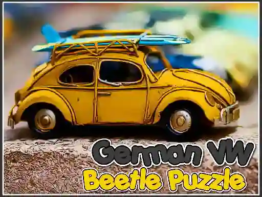 German VW Beetle Puzzle — δωρεάν online παιχνίδι