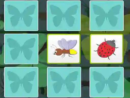Kids Memory With Insects — δωρεάν online παιχνίδι