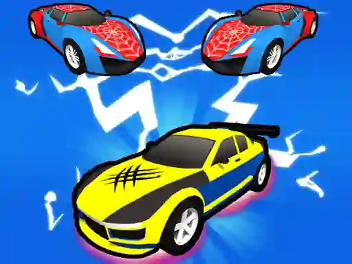 Superhero Car Merge Master — δωρεάν online παιχνίδι