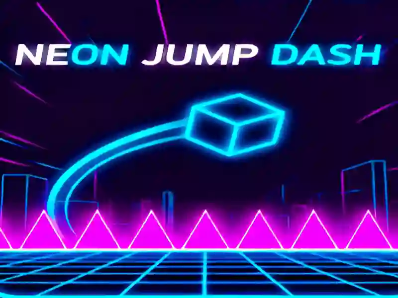 Neon Jump Dash — δωρεάν online παιχνίδι