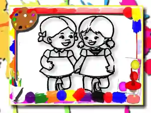Kids Coloring Time — δωρεάν online παιχνίδι