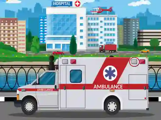 Ambulance Trucks Differences — δωρεάν online παιχνίδι