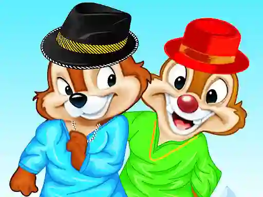 Chip n Dale Dressup — δωρεάν online παιχνίδι