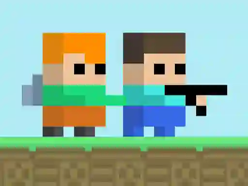 Minescrafter Steve and Alex — δωρεάν online παιχνίδι