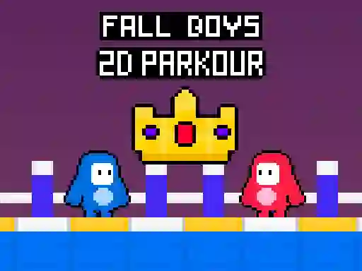 Fall Boys 2D Parkour — δωρεάν online παιχνίδι