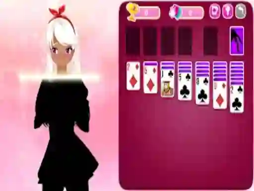 Solitaire Girls 2 — δωρεάν online παιχνίδι