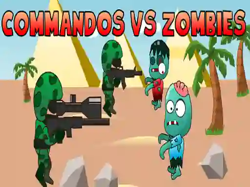 Commandos vs Zombies — δωρεάν online παιχνίδι