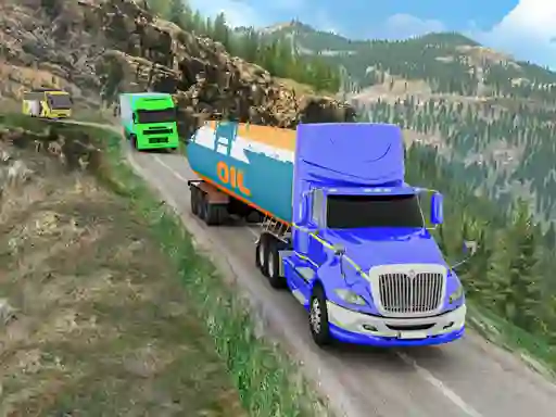 Oil Tanker Transport Truck — δωρεάν online παιχνίδι