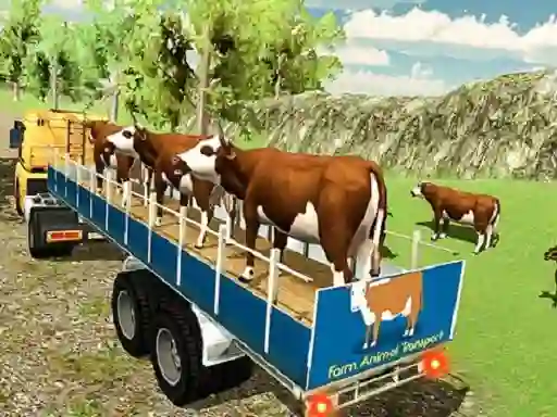 Offroad Animal Truck Transport — δωρεάν online παιχνίδι