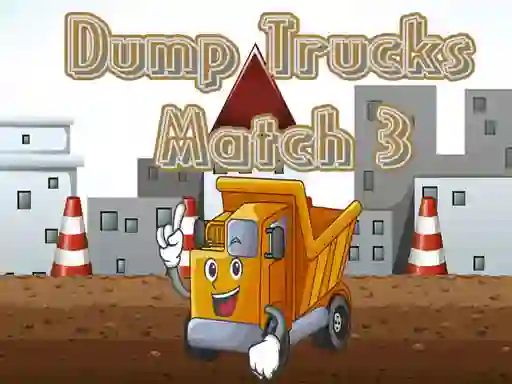 Dump Trucks Match 3 — δωρεάν online παιχνίδι