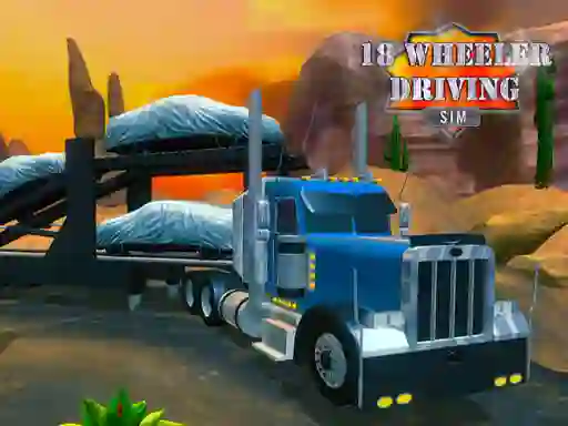 18 Wheeler Driving Sim — δωρεάν online παιχνίδι