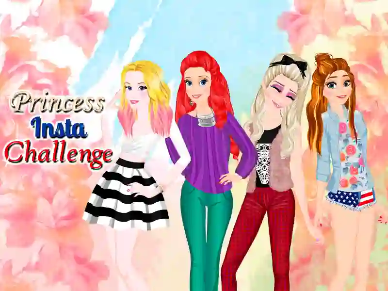 Princesses: Instagram Challenge — δωρεάν online παιχνίδι