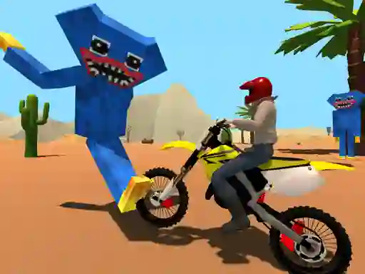 Motoracer vs Huggy — δωρεάν online παιχνίδι