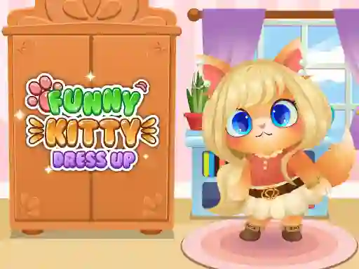 Funny Kitty Dress Up — δωρεάν online παιχνίδι