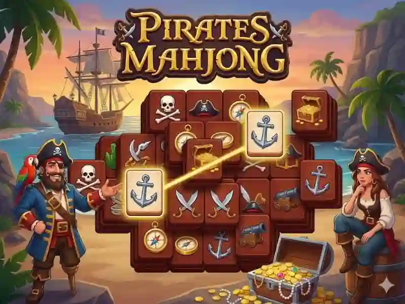 Pirates Mahjong — δωρεάν online παιχνίδι