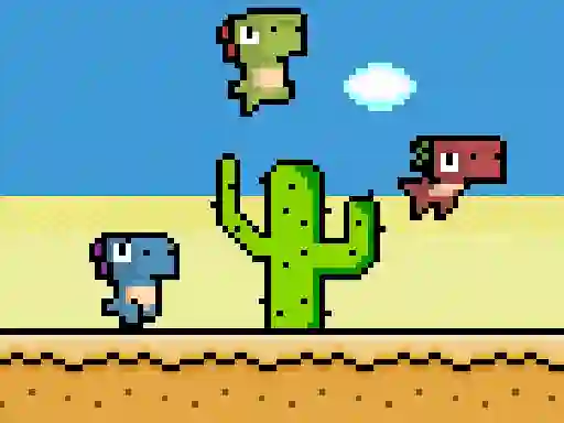 Pixel Dino Run — δωρεάν online παιχνίδι