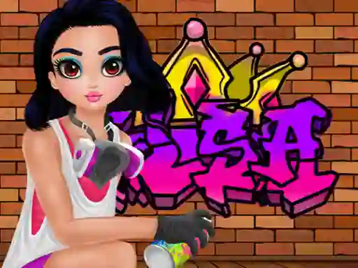 Princess Cool Graffiti — δωρεάν online παιχνίδι