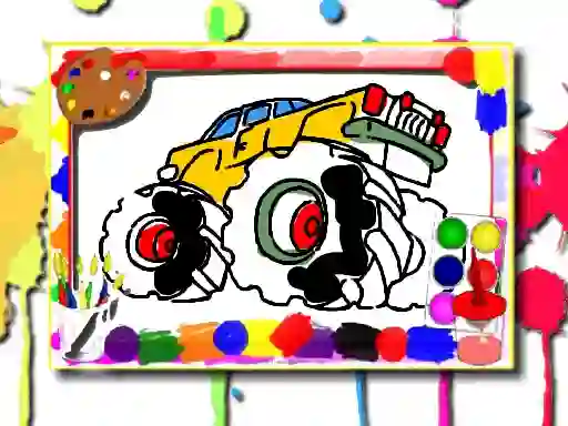 Monster Truck Coloring Book — δωρεάν online παιχνίδι