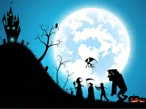 Happy Halloween Jigsaw — δωρεάν online παιχνίδι