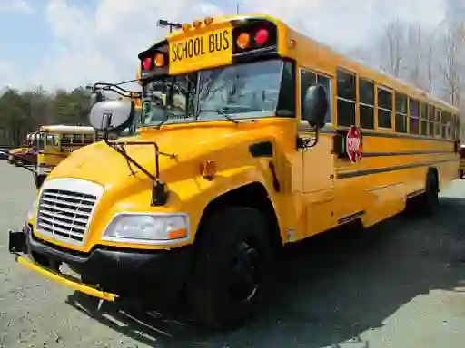 School Buses Puzzle — δωρεάν online παιχνίδι