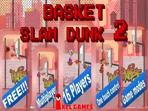 Basket Slam Dunk 2 — δωρεάν online παιχνίδι
