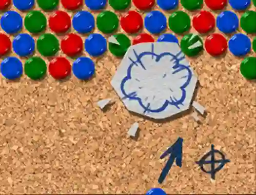 Pinboard Bubble Shooter — δωρεάν online παιχνίδι