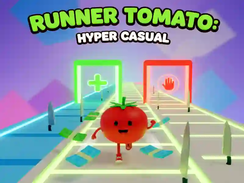 Runner Tomato: Hyper Casual — δωρεάν online παιχνίδι