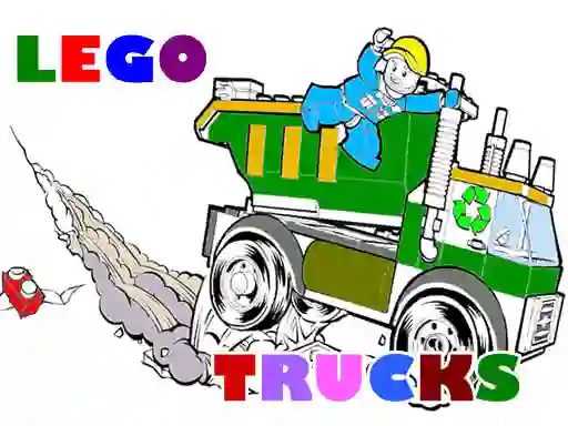 Lego Trucks Coloring — δωρεάν online παιχνίδι