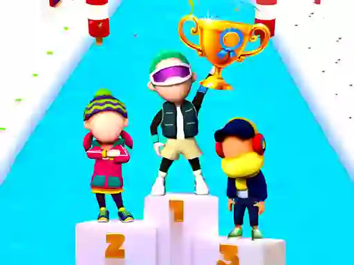 Fun Race On Ice — δωρεάν online παιχνίδι