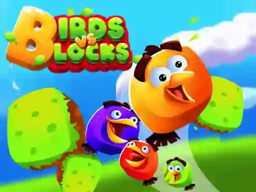 Birds vs Blocks — δωρεάν online παιχνίδι
