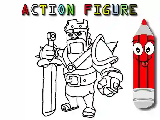 Back To School: Action Figure Coloring — δωρεάν online παιχνίδι