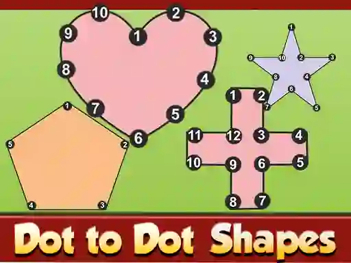 Dot To Dot Shapes — δωρεάν online παιχνίδι