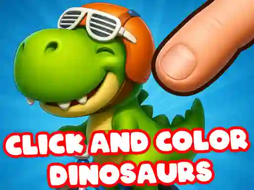Click And Colors Dinosaurs — δωρεάν online παιχνίδι