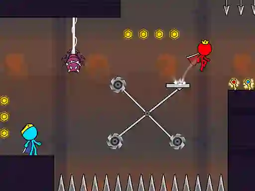 Red and Blue Stickman 2 — δωρεάν online παιχνίδι