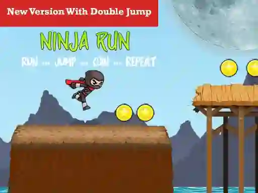 Ninja Run Double Jump — δωρεάν online παιχνίδι