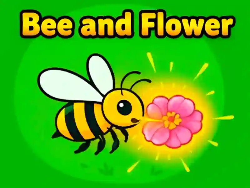 Bee and Flower — δωρεάν online παιχνίδι