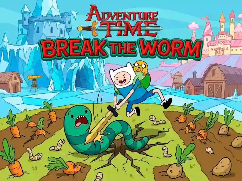 Adventure Time Break the Worm — δωρεάν online παιχνίδι